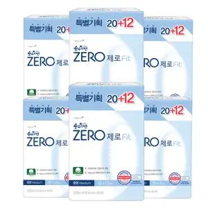 순수한면 제로 생리대 중형 32매x(6팩)   총192매