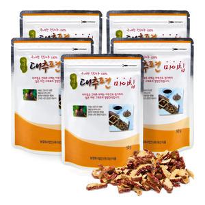 국내산 대추편 마이칩 50g x 5봉 l 대추칩 국산 과자