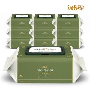 아이러브베베 시그니앙 오가든 75g 캡형 77매X10팩 아기물티슈