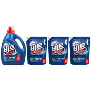 비트 액체세제 일반 용기 3L, 1개 + 일반 리필 2L, 3개
