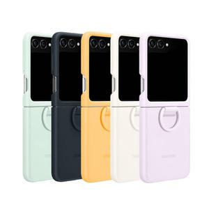 삼성 갤럭시 Z플립5 실리콘 정품케이스 With 링 민트 /S