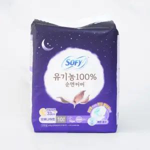 쏘피 유기농 순면커버 안심숙면오버나이트 생리대 10p