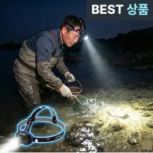 [비교불가 18,600루멘 강력성능] EASYLIFE 랜턴 해루질용 야간산행용 순찰용 강력한 헤드랜턴 헤드램프