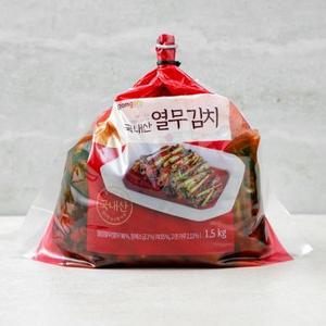 곰곰 국내산 열무 김치, 1.5kg, 1개 one option