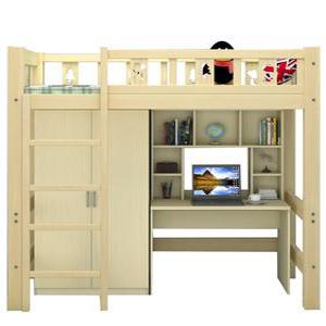 책상 벙커침대 옷장 세트 작은방 나무 공부 2층 침대