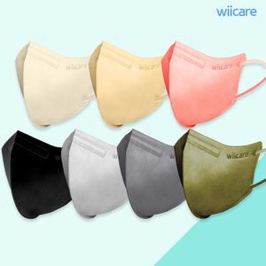 위케어 KF94 컬러 새부리형 마스크 100매 대형 중형 소형 초소형
