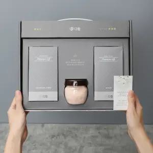 조문 답례품 히말라야핑크솔트 손수건 양말 장례식장 조문감사카드 선물세트