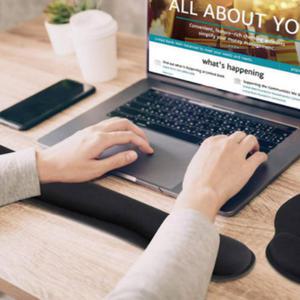 메모리폼 키보드 마우스 손목 보호 쿠션 패드 받침대 보호대