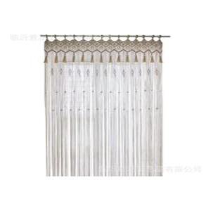 손뜨개 커튼 카페 자수 레이스 가정용 거실 창문 커텐
