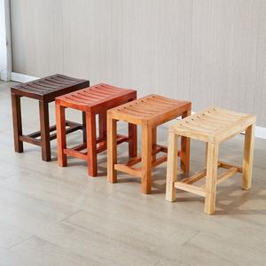 찜질방의자 공용 체어 우드 오크나무 인테리어 스툴