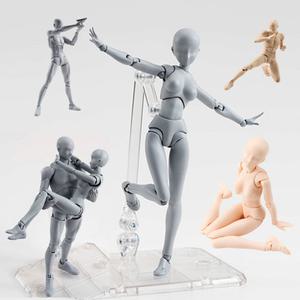 인체모형 관절인형 액션 피규어 구체관절 목각 인형 마네킹 인테리어 미술 교육용 드로잉 소묘 데생