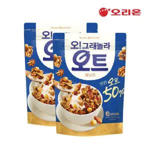 오리온 마켓오 오 그래놀라 오트 통넛츠 360g x 2개