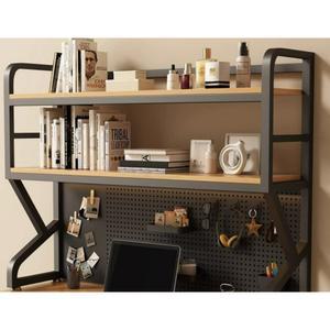 책상정리선반 3단 랙 철제 컴퓨터 책상 자석 타공보드