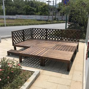 조립식평상 마루 낮은 평상마루 실외 방부목 테라스