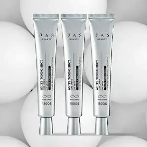 [쟈스][본사] 쟈스 화이트 토닝샷 코어 크림 40ml 3개(토닝샷/스피큘/기미/잡티/탄력/보습)
