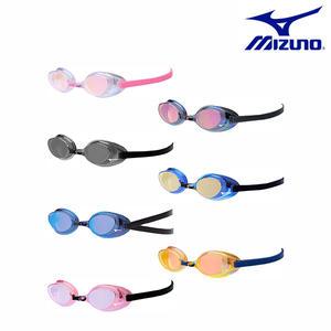 미즈노 수경 엑셀아이 노패킹 미러 레이싱 수영 고글 N3JEB851