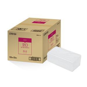 [코디][대용량/업소용]코디 핸드타월100매50밴드(총5,000매, 무료배송)