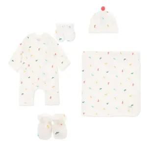 [롯데백화점]오가닉맘 [출산선물]미니용용배내 출산4종세트 MJRNBW10-SET