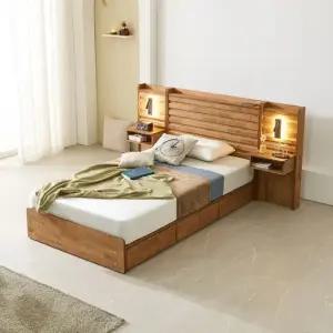 네오 리멜 원목 호텔식 수납침대 SS 조명협탁2 NES1411