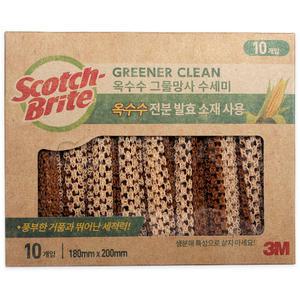 3m 스카치브라이트 옥수수 그물망사수세미 10개 코스트코