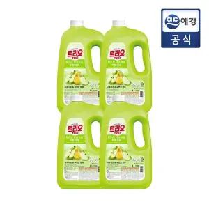 [트리오] 사과식초 주방세제 용기 3L x 4개