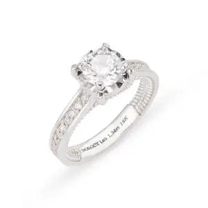 14k 일루전 랩 다이아몬드 4프롱 반지_1캐럿