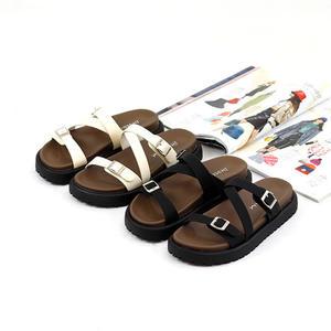 슈담 버클 스트랩 슬리퍼_4cm