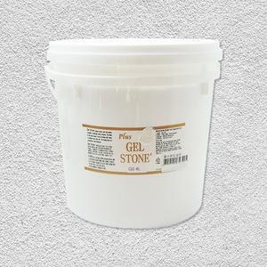 플러스 젤스톤 일반 P44-01 4L 화이트 페인팅 공예 모형건축물 외부표면 아크릴