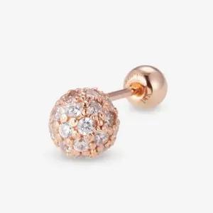 14k 브릴 파베볼 피어싱 소) 1개)