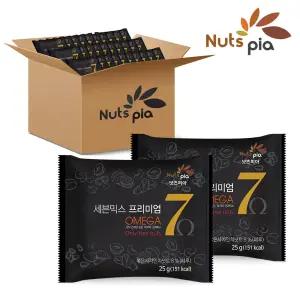 세븐믹스 프리미엄 오메가 25g X 100봉 낱봉 매일 견과류 하루견과 한줌견과