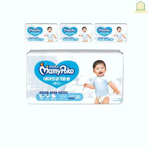 [정품] 마미포코 에어핏 공기솔솔 팬티 대형 36매 x 4 남아용 여아용