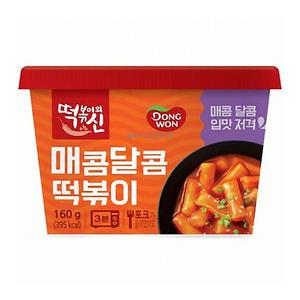 동원 떡볶이의 신 매콤달콤 떡볶이 160g x 16개 (한박스)