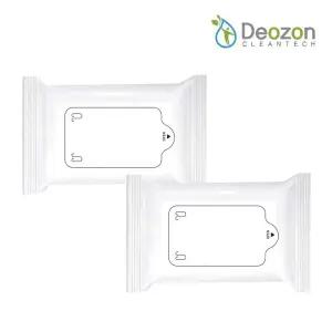 홍보용물티슈  10매 X 30팩  백색포장지 투명스티커