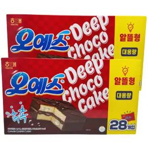 해태 오예스 대용량 840g 28개입 2개
