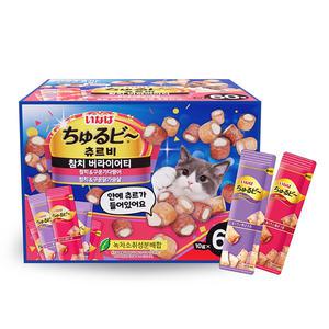 이나바 츄르비 버라이어티 고양이간식 10gX60봉