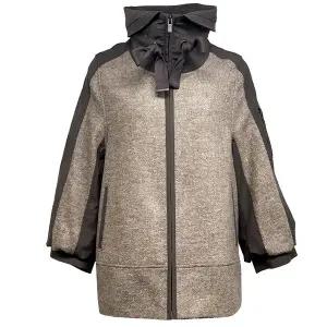 [데시데](의정부점)칼라블록 울블랜드 짚업자켓 DOW509