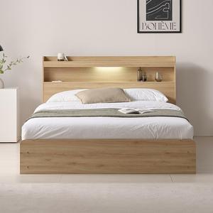 밀키웨이 베서니 LED 수납침대 Q 네추럴