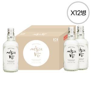 [품질보장] 더한 서울의밤 매실증류주25도 375ml x12병 박스상품 캠핑 모임 대용량