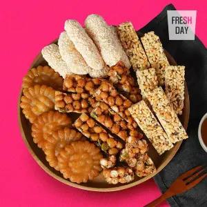 [하프클럽/]전통 우리밀 약과 오란다 유과 강정 MZ세트 (12 5입) 3박스