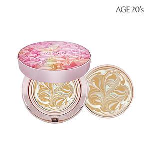 애경 에이지 에센스 커버 팩트 아우라 핑크 23호 세트(본품+리필)