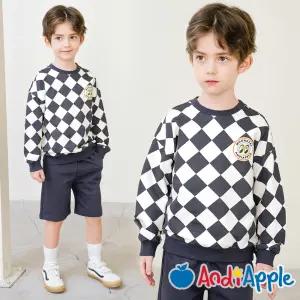 [앤디애플] 스타일완벽체커보드반바지상하복