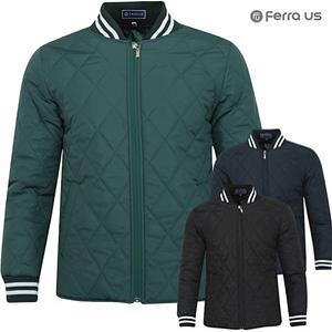 블루종 남성 페라어스 배색카라 골프 패딩점퍼 COF3NF