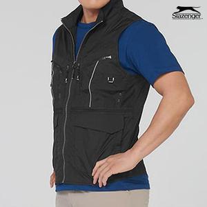 슬레진저 남녀공용 멀티 입체 포켓 메쉬 베스트 블랙