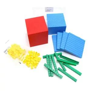 [학습교구] 연결수모형 131p+보관함 / 수세기 수학 학습 놀이