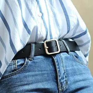 로빈 스퀘어 여성 가죽벨트 패션 버클벨트-WBE40CE