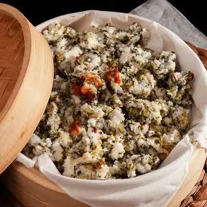 [오직 봄에만 한정생산] 개별포장 해풍햇쑥 자란 쑥버무리떡 1kg