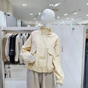 [밸리걸]하이넥 스트링 블루종 집업 점퍼 130120_s