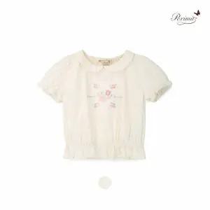 [보리보리/페리미츠]꽃자수 크롭블라우스(P2522B372_08)