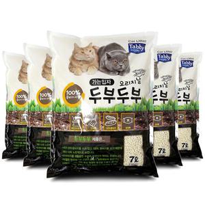 두부두부 (가는입자) 오리지날 7L x 6개 고양이모래