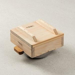 편백찜기 통원목 편백나무찜기 원형 사각 업소용 가정용 찜기 1인용 4인용 소형 대형